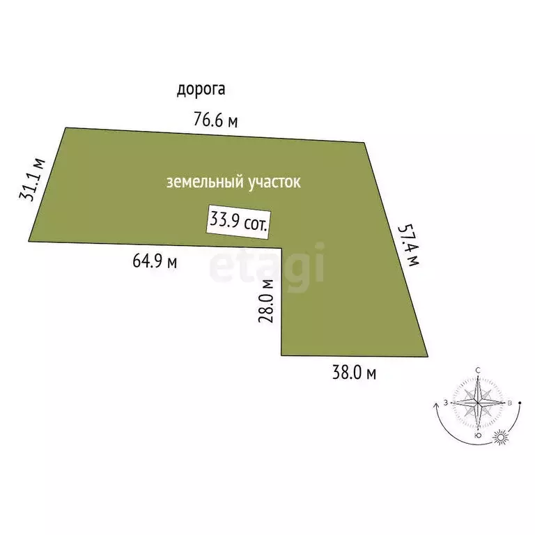 Участок в Всеволожский район, деревня Юкки (33.9 м) - Фото 1