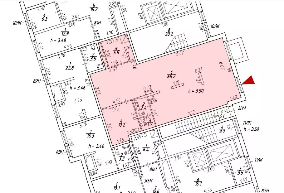 Помещение свободного назначения в Санкт-Петербург пос. Шушары, просп. ... - Фото 2