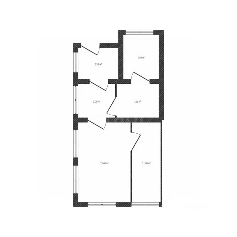 Дом в Брянская область, Брянск Ржевский пер. (46 м) - Фото 2