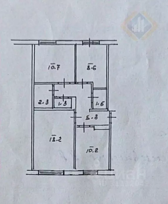 3-к кв. Приморский край, Находка ул. Астафьева, 3А (61.2 м) - Фото 2