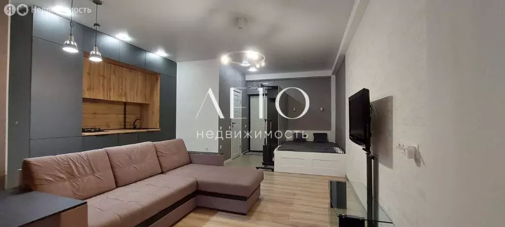 Квартира-студия: Сочи, Каспийская улица, 46/5 (33.4 м) - Фото 1