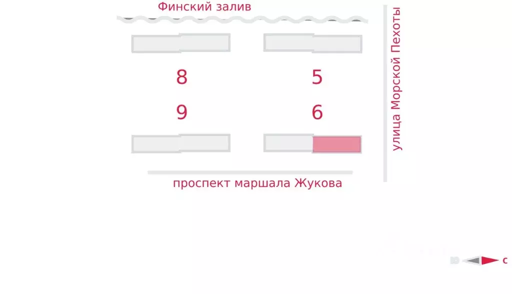 1-к кв. Санкт-Петербург Морская миля жилой комплекс (36.66 м) - Фото 1