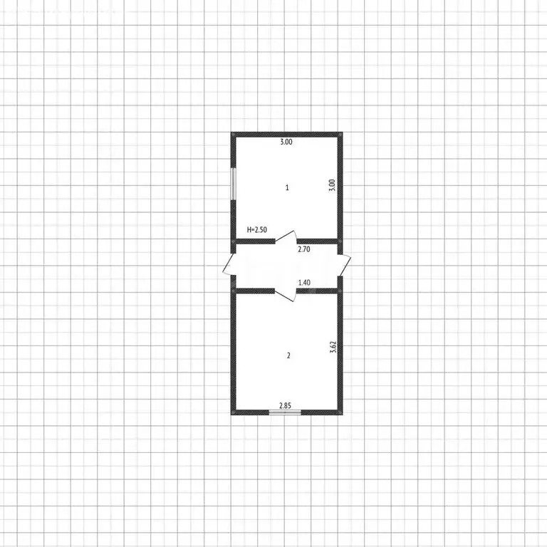 1-комнатная квартира: село Ржевка, Комсомольская улица, 3А (18.1 м) - Фото 1