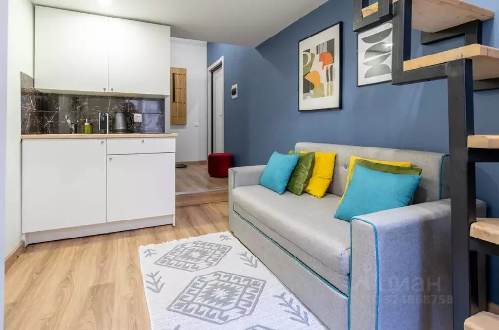 Студия Санкт-Петербург ул. Жуковского, 21 (18.0 м) - Фото 2