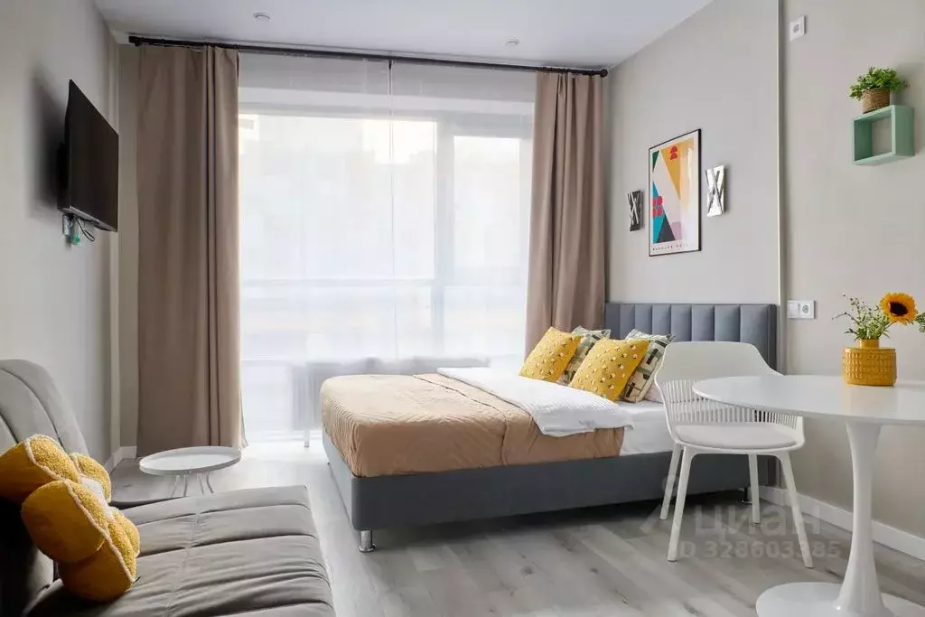 Студия Москва ул. Саморы Машела, 2А (24.0 м) - Фото 1