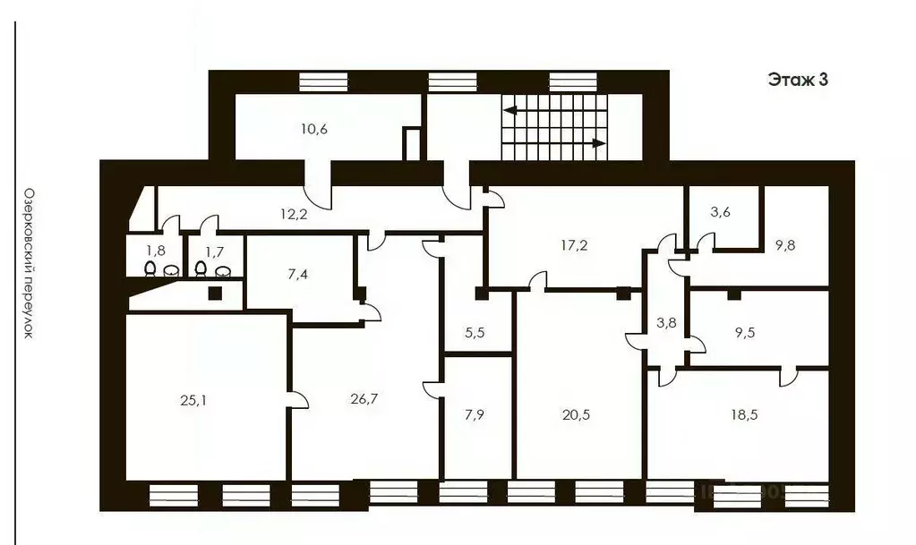 Помещение свободного назначения в Москва Озерковская наб., 12 (960 м) - Фото 2