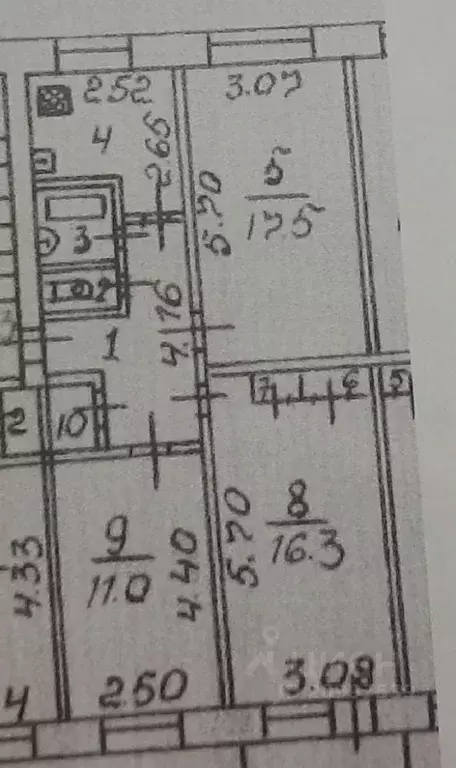 3-к кв. Новгородская область, Новгородский район, Трубичинское с/пос, ... - Фото 2