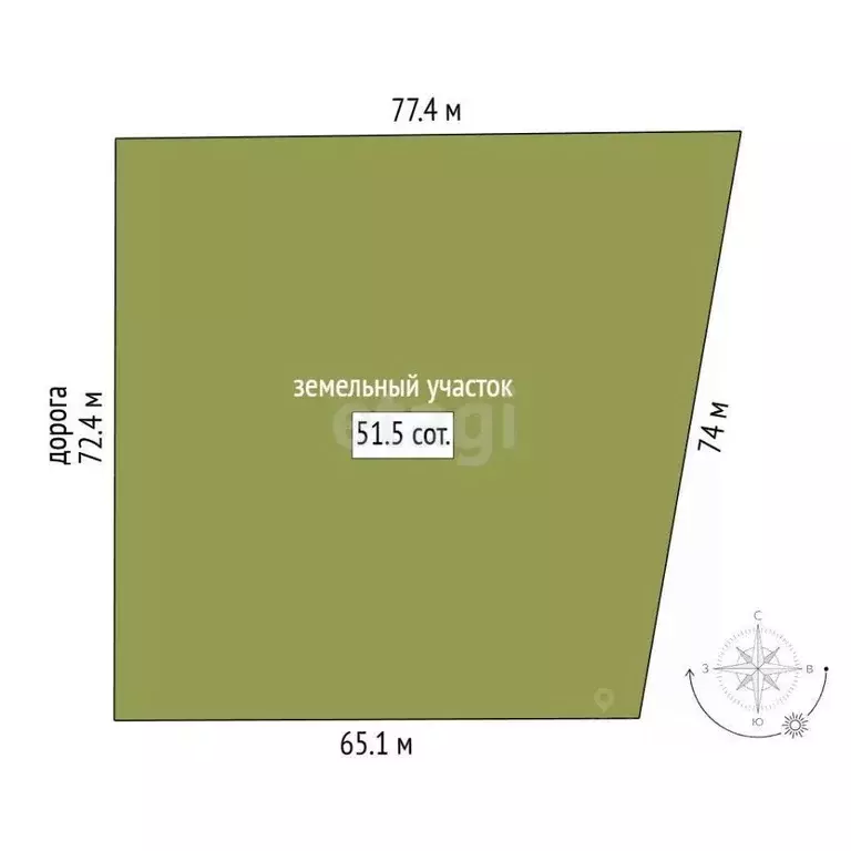 Участок в Ярославская область, Ярославский муниципальный округ, ... - Фото 2