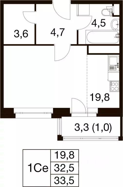 Студия Московская область, Балашиха Гагарина мкр, ул. Проектная, 4 ... - Фото 1