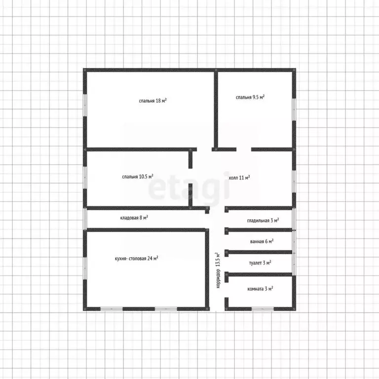 Дом в Адыгея, Майкопский район, пос. Тульский ул. Первомайская (170 м) - Фото 2