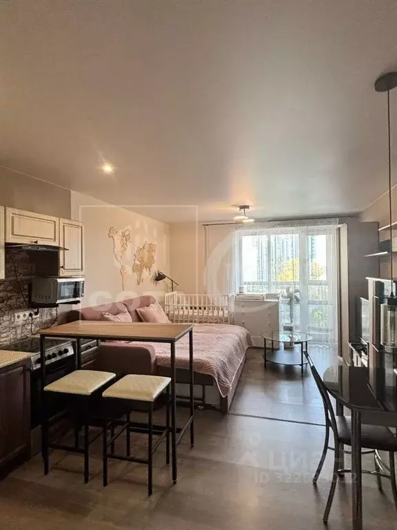 Студия Воронежская область, Воронеж Беговая ул., 223/4 (30.4 м) - Фото 1