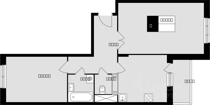 2-к кв. Московская область, Подольск Климовск мкр, ул. Школьная, 41 ... - Фото 1