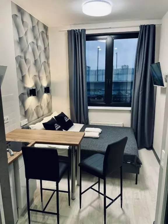 Студия Москва ул. Ивана Франко, 6 (18.0 м) - Фото 1