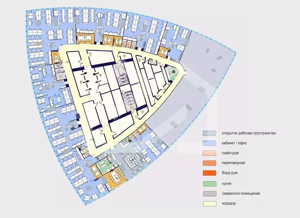 Помещение свободного назначения в Москва наб. Пресненская, 12 (343 м) - Фото 2