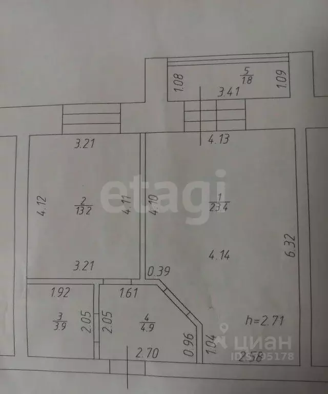 1-к кв. Татарстан, Казань ул. Рауиса Гареева, 78А (45.4 м) - Фото 1