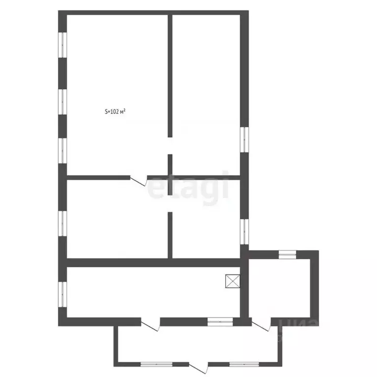 Дом в Брянская область, Почепский район, Краснорогское с/пос, с. ... - Фото 2