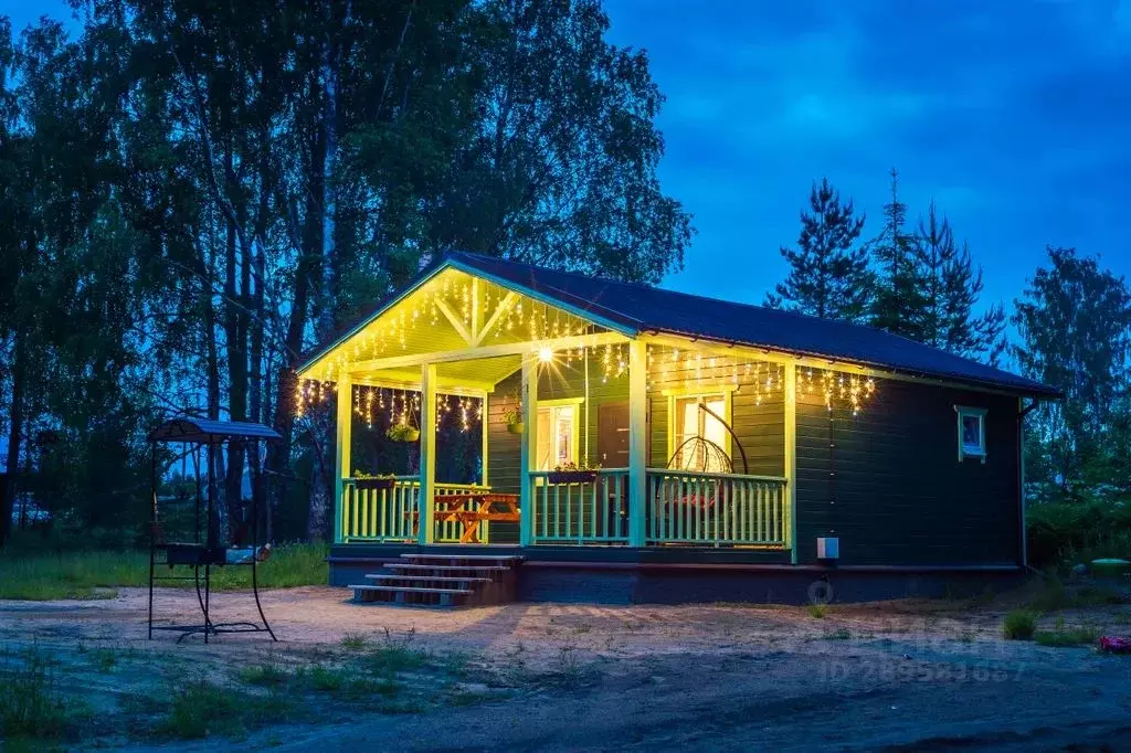 Дом в Карелия, Олонецкий район, Коверское с/пос, д. Сяндеба 52А (50 м) - Фото 1