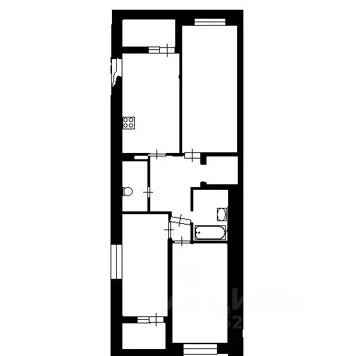 3-к кв. Санкт-Петербург бул. Головнина, 10 (76.2 м) - Фото 1