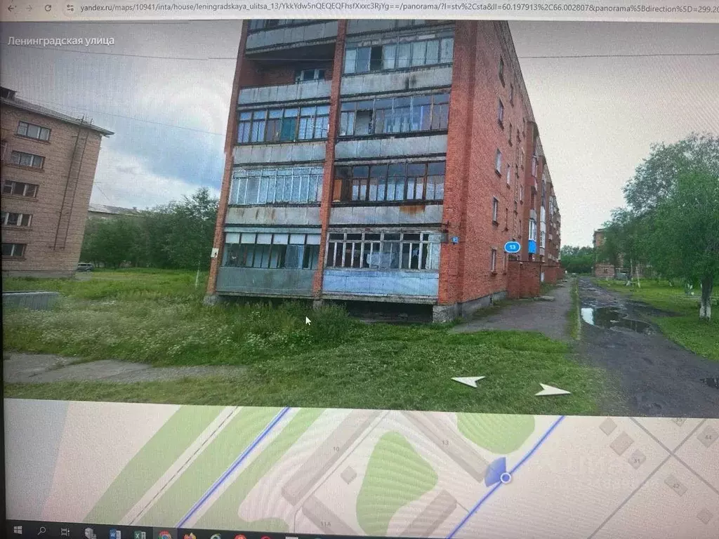 1-к кв. Коми, Инта Ленинградская ул., 13 (36.7 м) - Фото 1