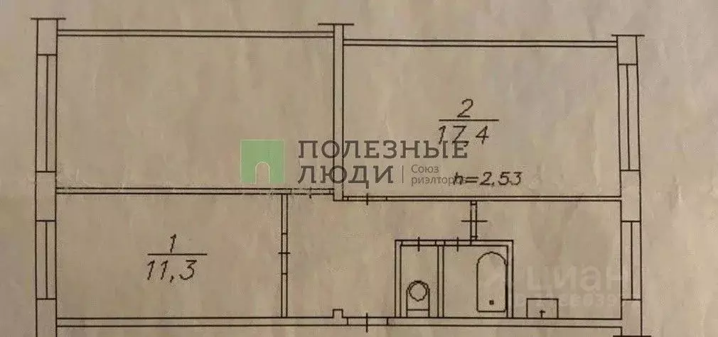 Комната Красноярский край, Красноярск Свердловская ул., 19а (8.0 м) - Фото 2