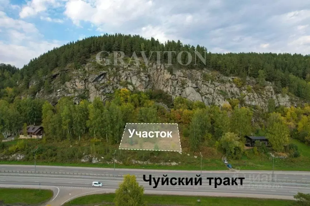 Участок в Алтай, Майминский район, пос. Рыбалка Чуйская ул., 11 (12.71 ... - Фото 2