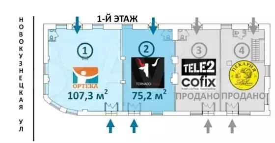 Сдам помещение свободного назначения, 107.1 м - Фото 0