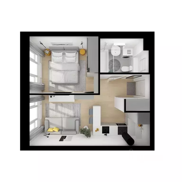 1-к кв. Московская область, Котельники Парковый мкр, Белая Дача Парк ... - Фото 2