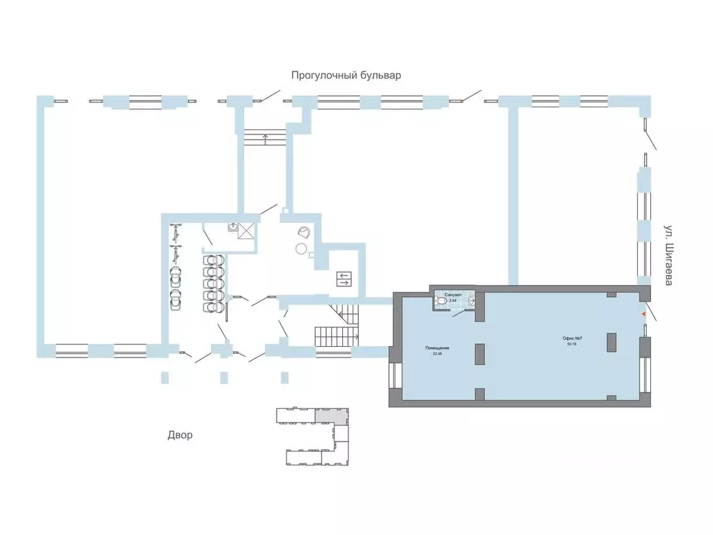 Помещение свободного назначения в Ульяновская область, Ульяновск ул. ... - Фото 2