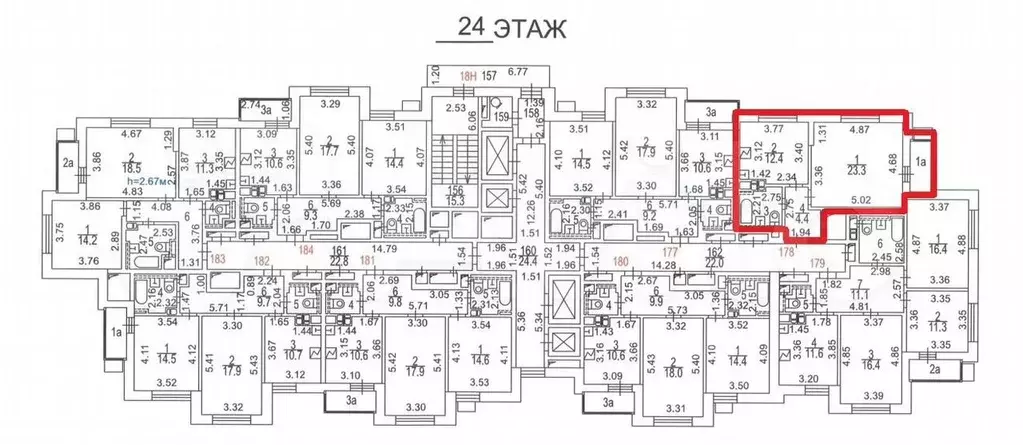 Аукцион: 1-к. квартира, 45 м, 24/24 эт. - Фото 0