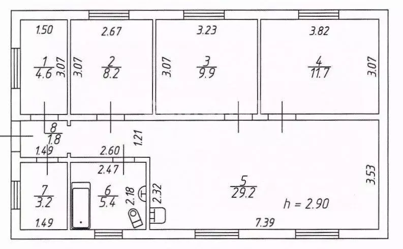 Дом в Омская область, Омск пер. 1-й Пикетный, 57 (78 м) - Фото 1