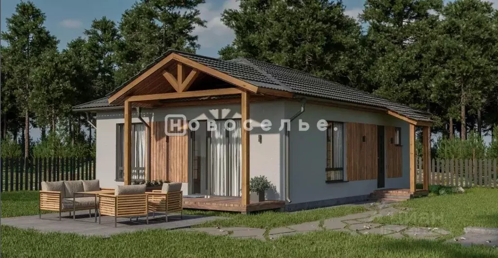 Дом в Рязанская область, Рязанский муниципальный округ, с. Семкино, ... - Фото 1