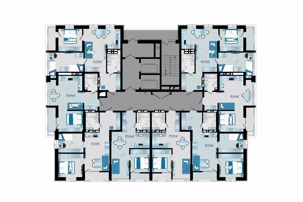 3-комнатная квартира: Владивосток, Ленинский район (50.02 м) - Фото 2