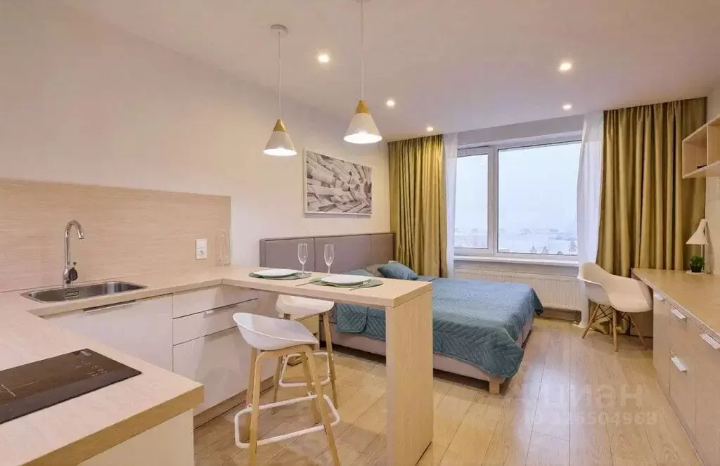 1-к кв. Москва просп. Андропова, 10 (27.0 м) - Фото 1