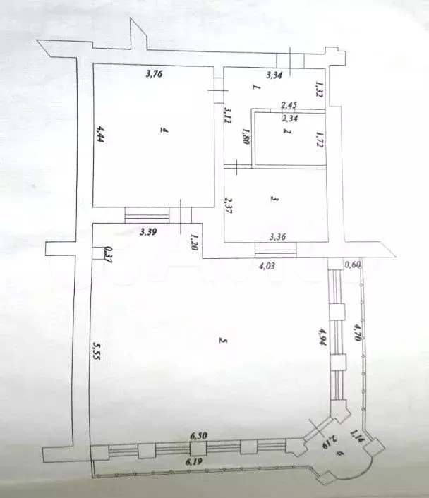 2-к. квартира, 84 м, 2/5 эт. - Фото 0