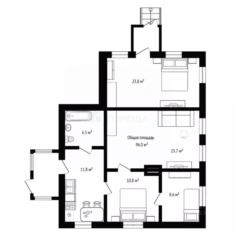 Дом в Новосибирская область, Новосибирск 1-й Экскаваторный пер., 30 ... - Фото 2