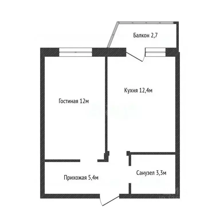 1-к кв. Адыгея, Тахтамукайский район, Старобжегокайское с/пос, Новая ... - Фото 2