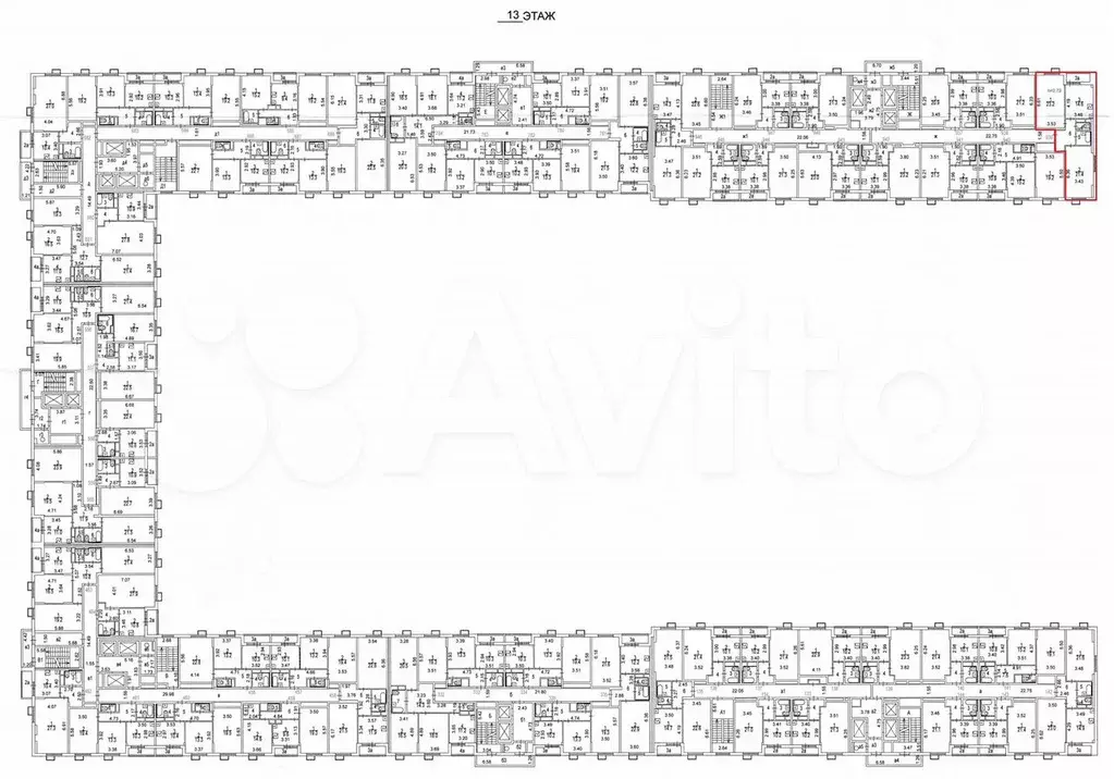 Аукцион: 2-к. квартира, 70,9 м, 13/24 эт. - Фото 1