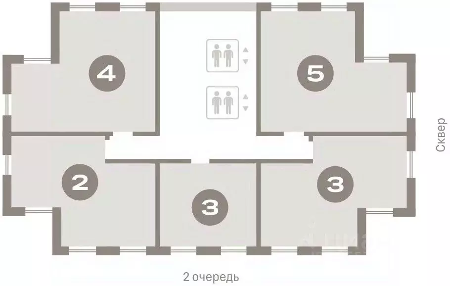 2-к кв. Новосибирская область, Новосибирск ул. Аэропорт, 88 (100.08 м) - Фото 1