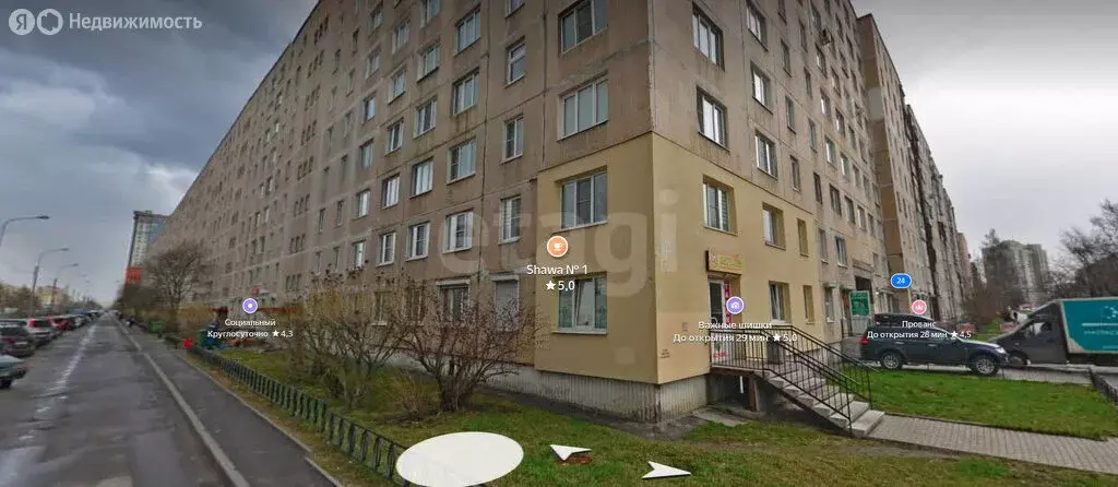 2-комнатная квартира: Санкт-Петербург, Купчинская улица, 24 (50.1 м) - Фото 1