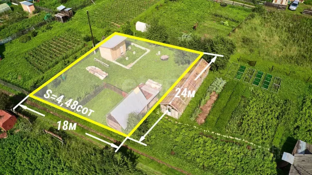 Участок в Томская область, Томский район, Северянка садовое ... - Фото 0