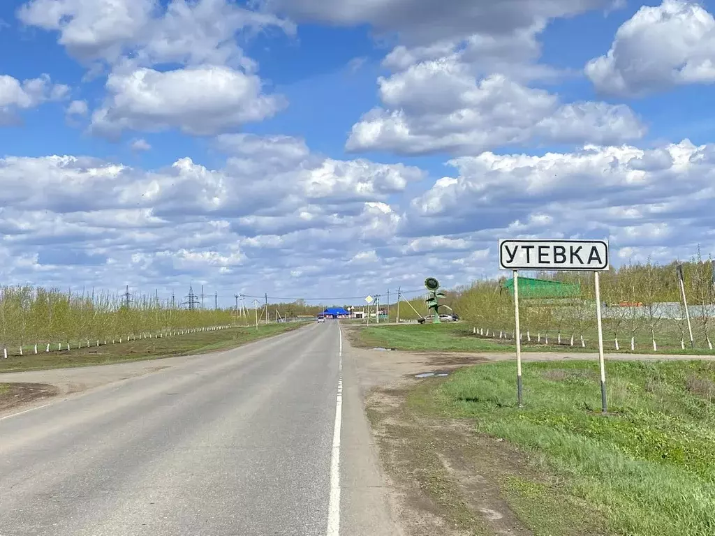Участок в Самарская область, Нефтегорский район, с. Утевка Береговая ... - Фото 1