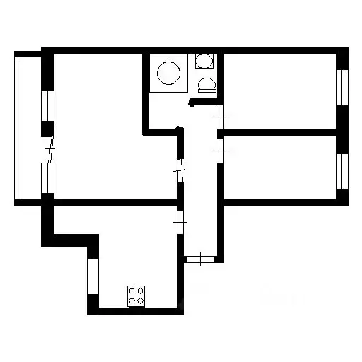 3-к кв. Красноярский край, Красноярск Новосибирская ул., 39а (80.0 м) - Фото 2
