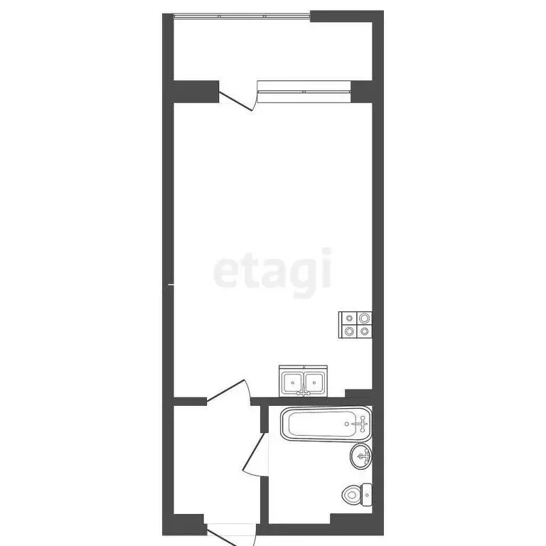 Квартира-студия: Судак, Набережная улица, 75 (45.2 м) - Фото 0