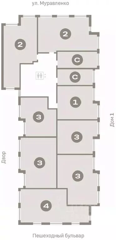 4-к кв. Тюменская область, Тюмень ул. Муравленко, 9к3 (140.66 м) - Фото 1