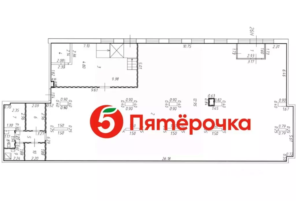 Торговая площадь в Москва Электролитный проезд, 7 (358 м) - Фото 0