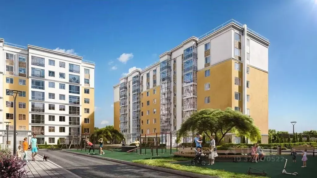 1-к кв. Крым, Феодосия Утесов жилой комплекс (34.0 м) - Фото 2