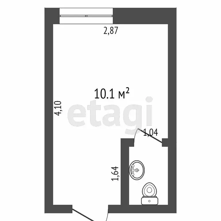 1-комнатная квартира: Ишим, Большая улица, 181 (11.4 м) - Фото 1
