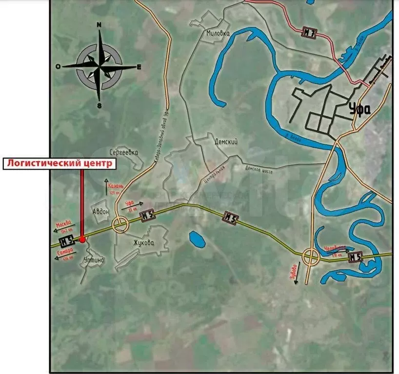 Недострой склада на 8000 м2 на трассе М5 - Фото 1