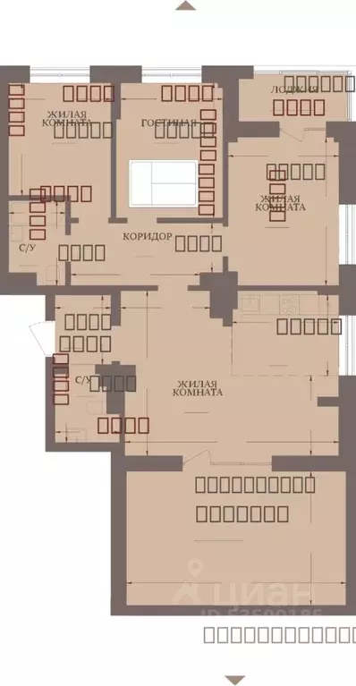 4-к кв. Хакасия, Абакан ул. Чкалова, 42 (101.59 м) - Фото 1