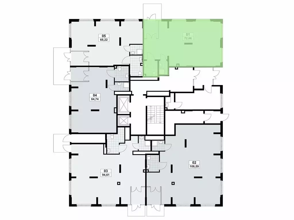 Помещение свободного назначения (72.66 м) - Фото 2